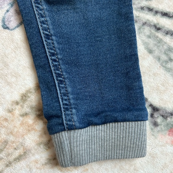 🌟Cat & Jack Baby Blue Denim Joggers - Picture 4 of 5